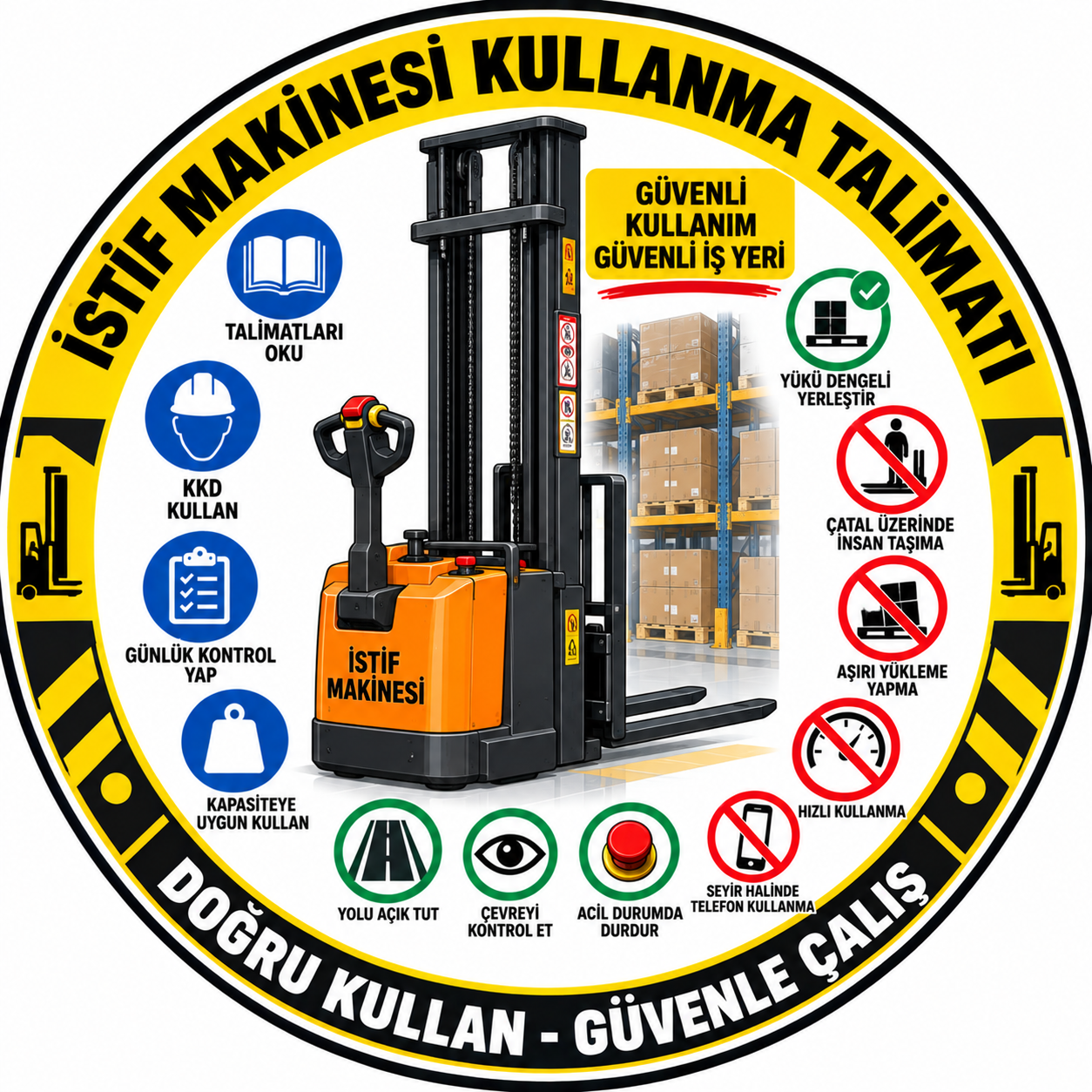 İstif Makinesi Kullanma Talimatı
