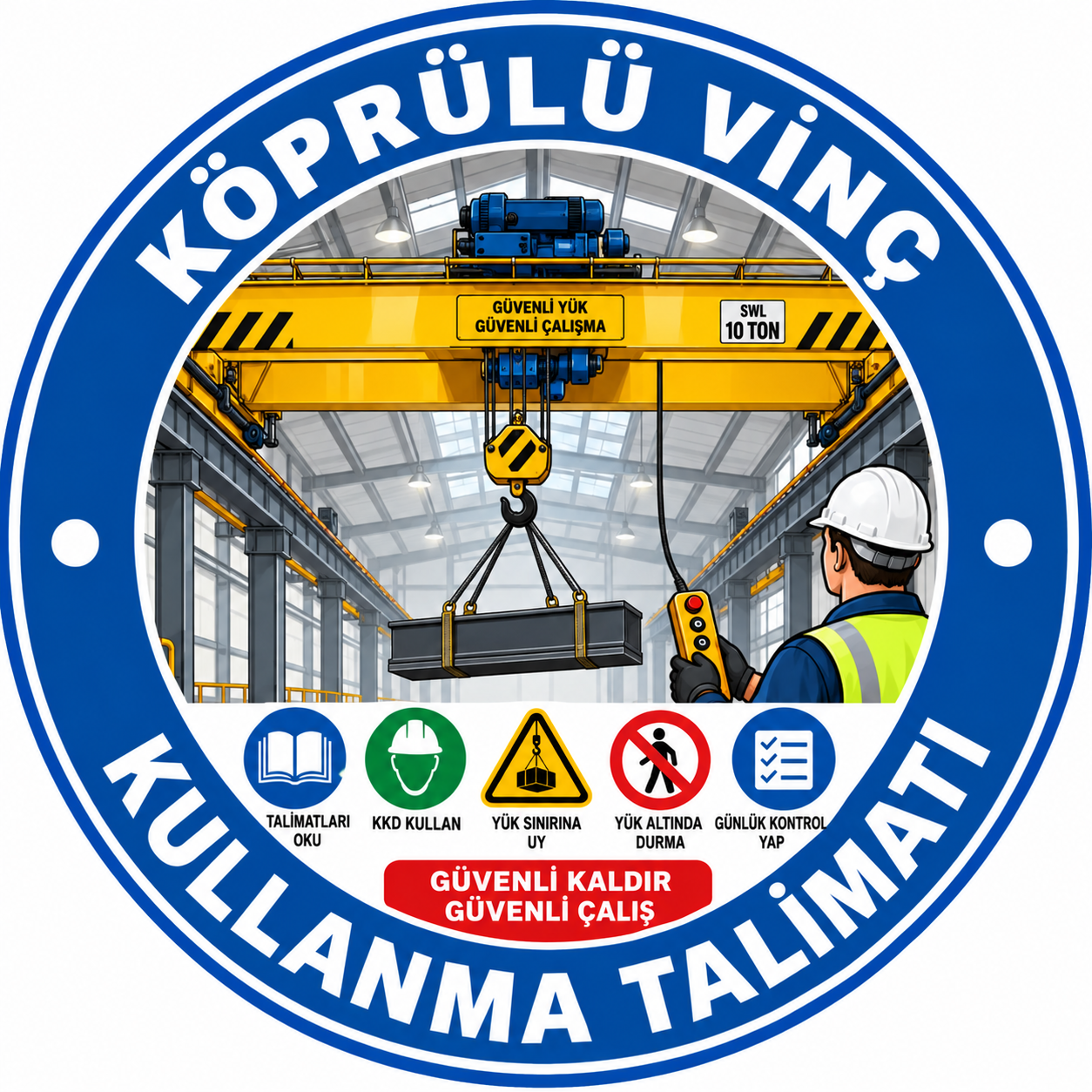 Köprülü Vinç Kullanma Talimatı