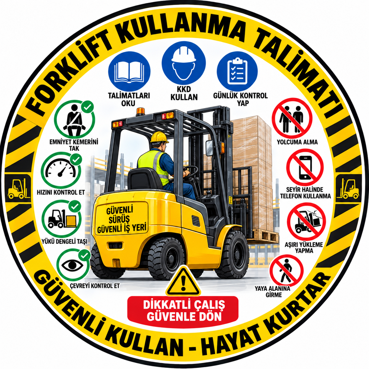Forklift Kullanma Talimatı