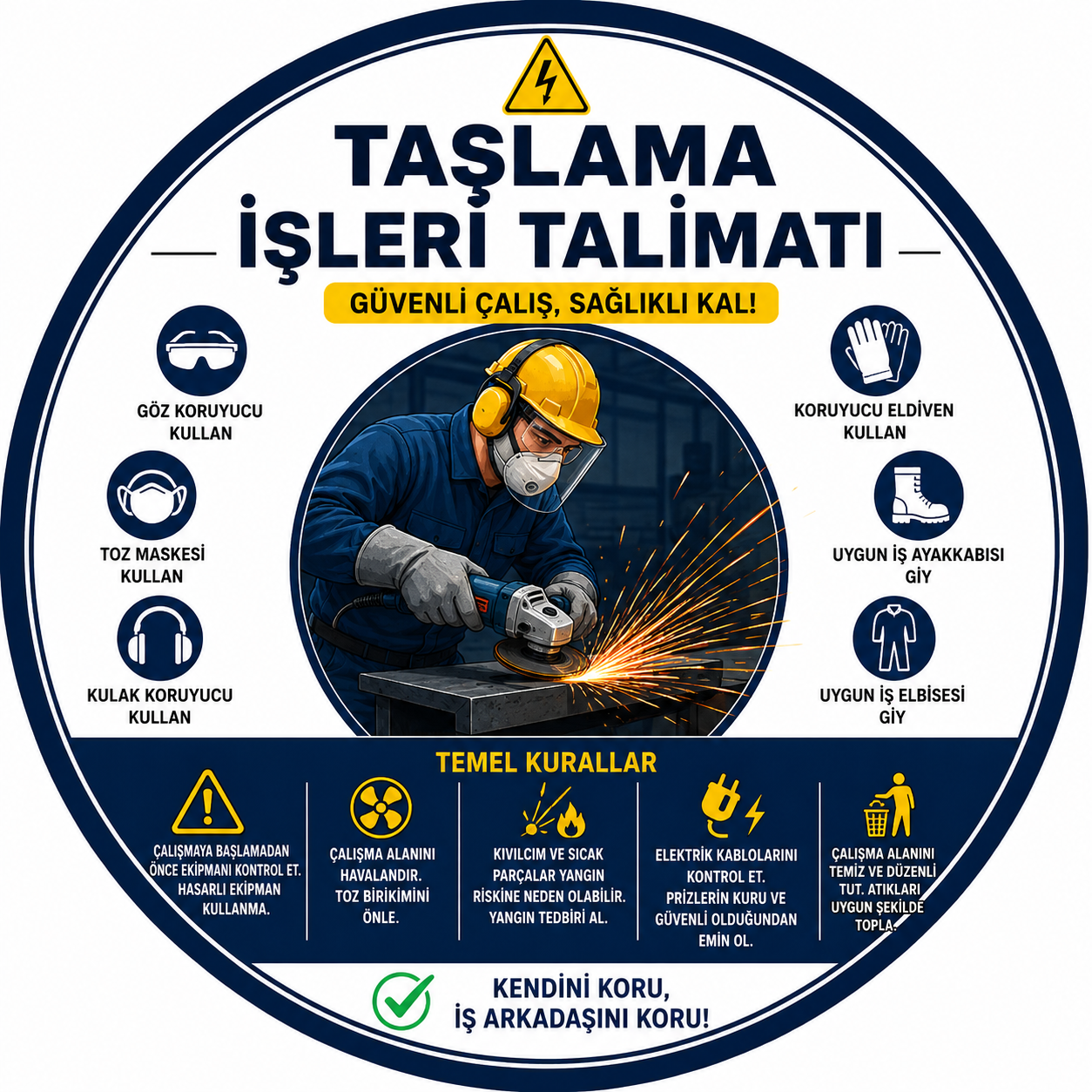 Taşlama İşleri Talimatı