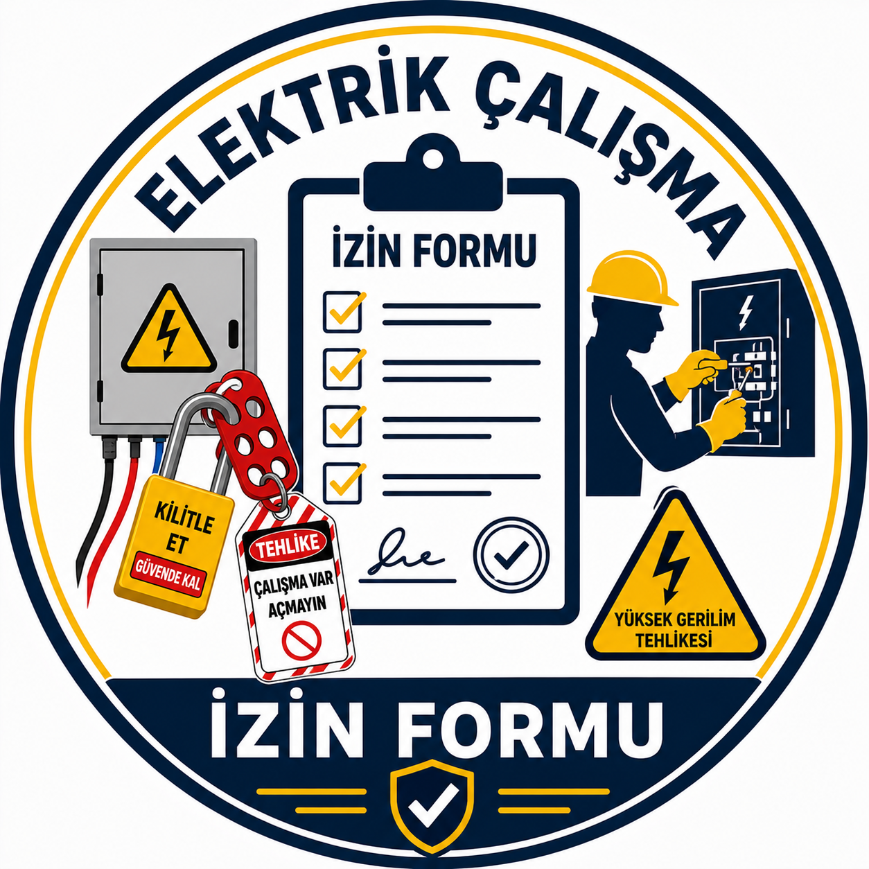 Elektrik İşleri Çalışma İzin Formu